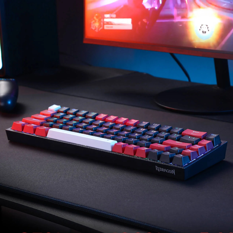 REDRAGON Castor Pro 68Key Wireless Red - Image 6