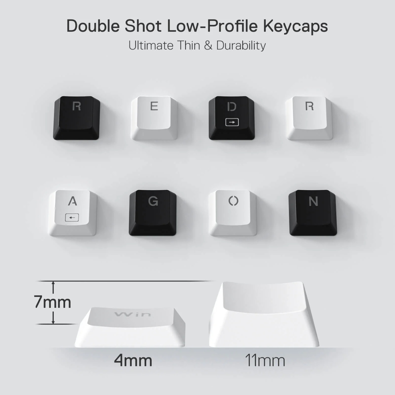 Redragon K632 HORUS Mini 60% RGB Wired Gaming Keyboard – White - Image 4