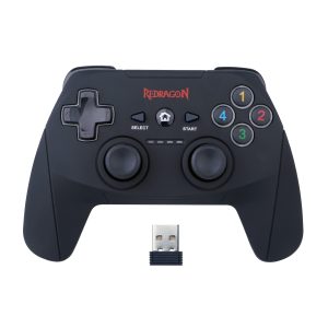 Redragon Harrow Wireless X/D-input(Digital/Analog) PC Controller - Black