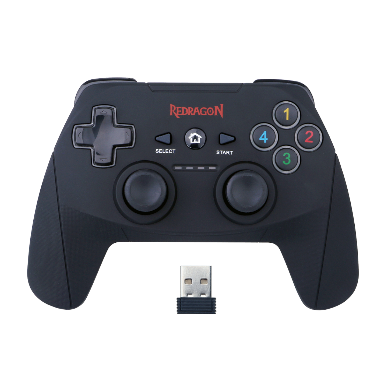 Redragon Harrow Wireless X/D-input(Digital/Analog) PC Controller - Black