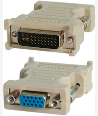 Unique DVI to D-SUB Converter