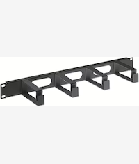 Intellinet 19 Inch 4 Long Rings Cable Management Panel