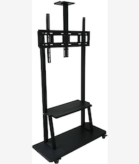 Unique Heavy Duty 60 to 100 Inch Mobile Display Stand Cart