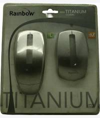 Titanium Mouse Cover for Wireless and Wire Mouse