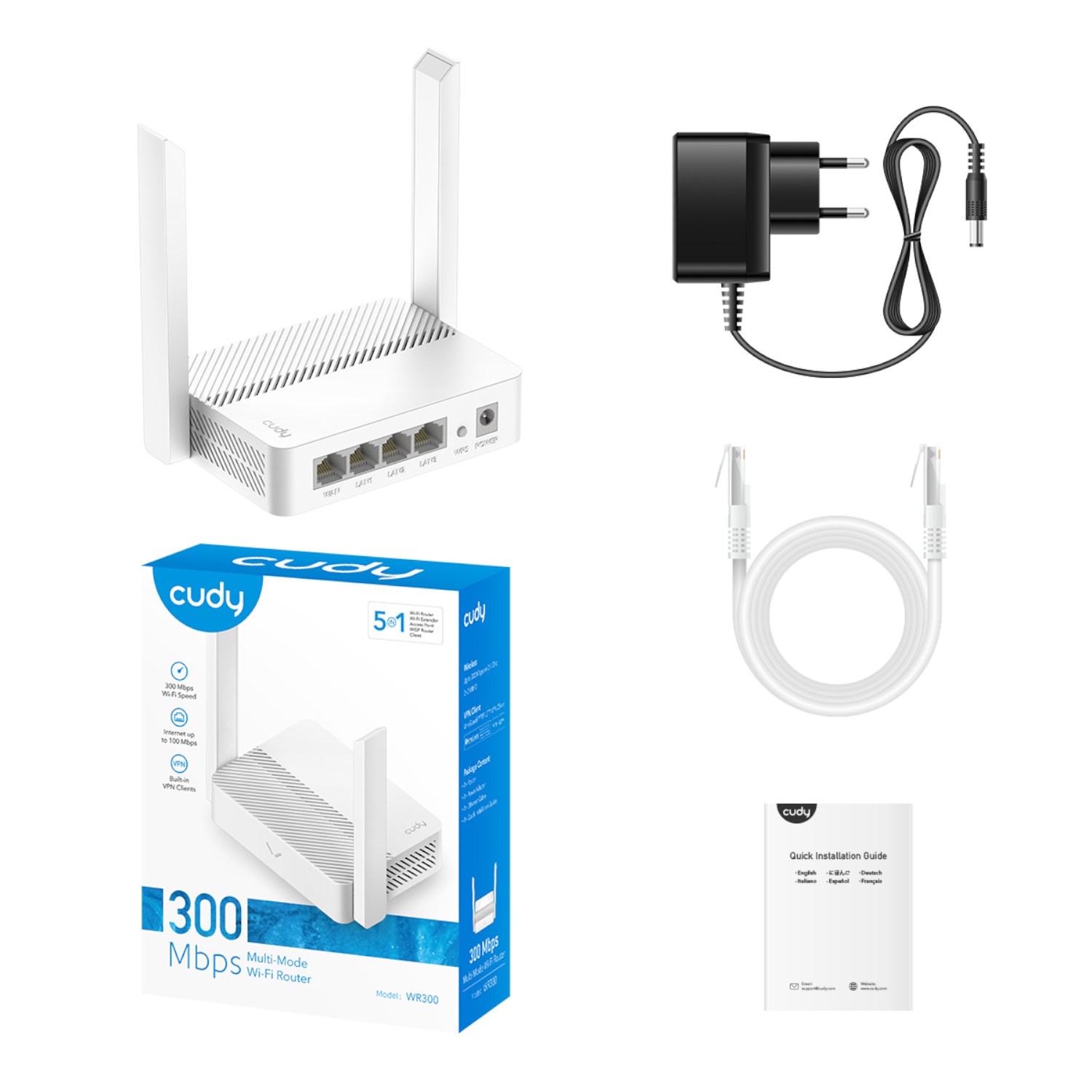 Cudy N300 2.4GHz Wi-Fi Router - Image 6