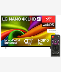 LG 65 Inch NU850B6LA Nano 4K UHD Smart TV