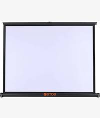 Etoe 50 Inch Manual Pull Up Projector Screen