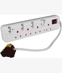 Ellies High Surge Protection 8-WAY Multi-plug