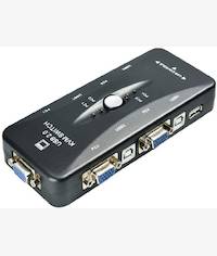Unique VGA 4 Port Manual USB2.0 KVM Switch