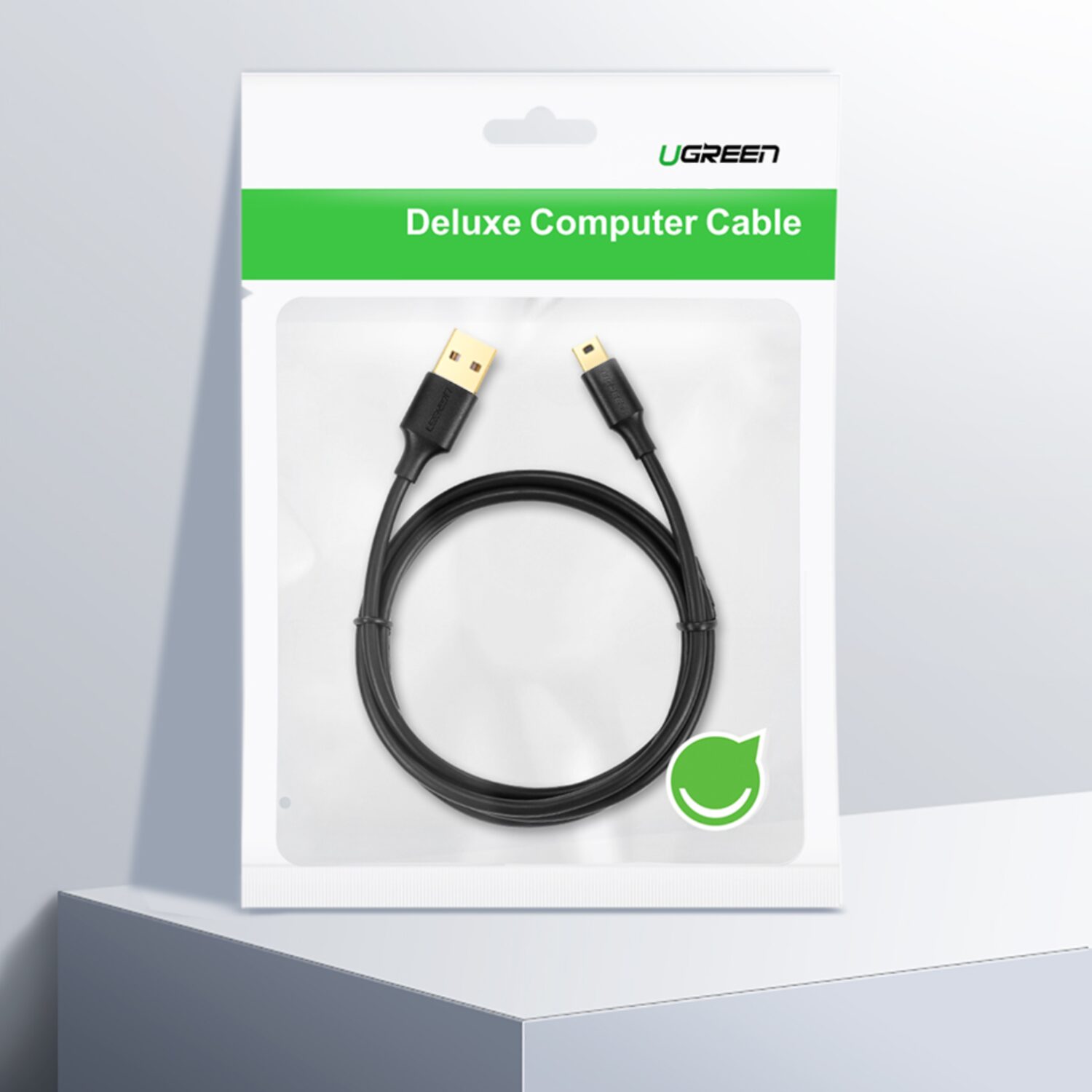 UGREEN US132 USB to Mini USB 2.0, 450Mbps SuperSpeed Cable - 1m - Image 5