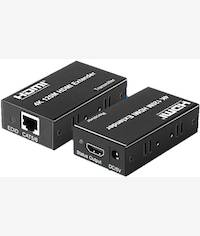 Unique 4K 120M CAT5 or 6 Transmitter and Receiver HDMI Extender
