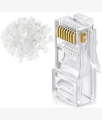 Netix RJ45 CAT6 Pass Through Shielded Connectors