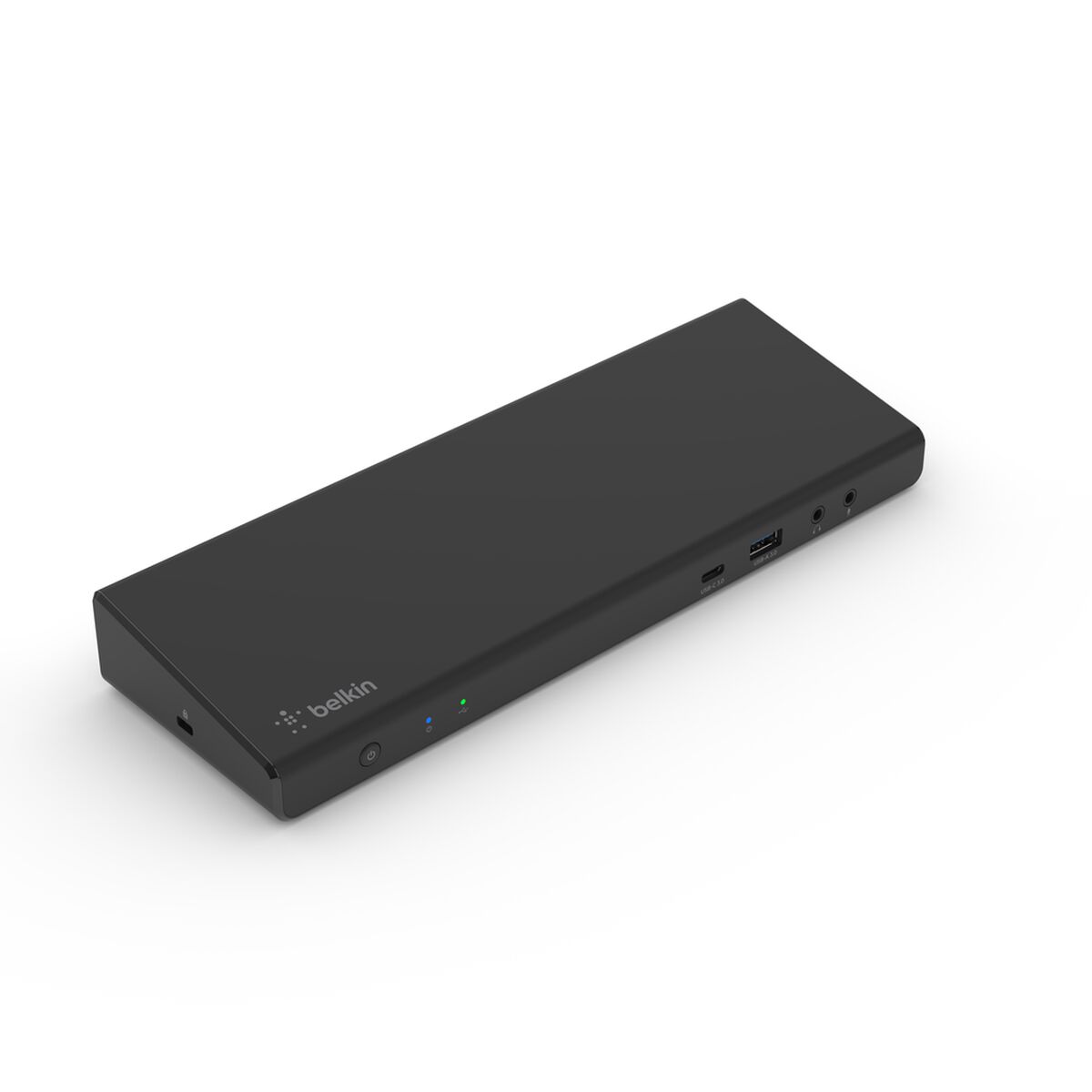 Belkin - Universal USB-C Triple Display Dock - 3 x HDMI 2 x DisplayPort 1 x Gigabit Ethernet 4x USB-A 3.0 1x USB-C 3.0 1 x USB-A 3.0 1 x 3.5 mm Audio Out 1 x3.5 mm Audio In 1 x 85Watt Power Delivery Comes with a 150Watt PSU & USB-C to USB-C cable - Black - Image 2
