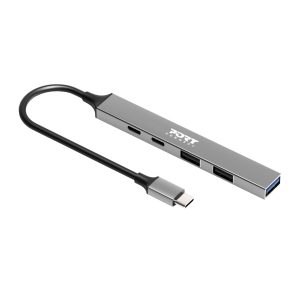 Port USB Type C Hub with 4 USB Ports