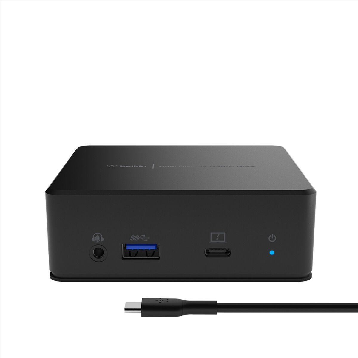 Belkin - Connect USB-C Dual Display Dock 2 X HDMI (DisplayLink) - Ports: 2x HDMI 1.4, 2x USB-A 3.1 Gen 1, 1x USB-A 3.1 Gen 1 with BC 1.2, 1x USB-C, 1x Gigabit Ethernet - 3 Year Warranty The USB-C Dual Display Docking Station allows you to connect two HD monitors to your Windows, Mac, or Chrome laptop with up to 85Watt of passthrough power to charge your device at the