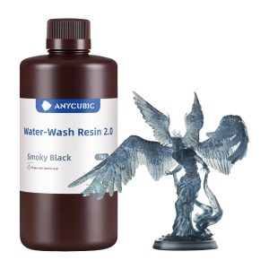 Anycubic Water-Wash Resin 2.0 1kg – Smoky Black