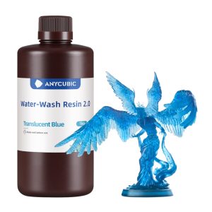 Anycubic Water-Wash Resin 2.0 1kg – Translucent Blue
