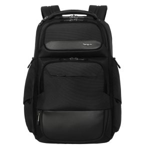 Targus - HeritageLuxe 14" - 16" Premium Laptop BackPack - Black (Fusing timeless elegance with tech-driven efficiency, the Targus 14"–16” HeritageLuxe Backpack offers serious protection and practical versatility for the on-the-go executive) - Lifetime Warranty