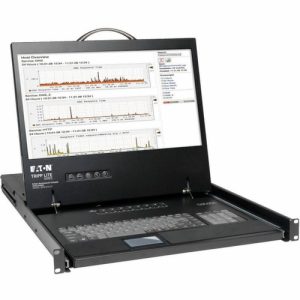 Eaton NetController 8-Port 1U Rack-Mount Console KVM Switch with 19-in. LCD