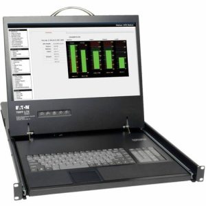 Eaton NetCommander 8-Port Cat5 1U Rack-Mount Console KVM Switch with 19-in. LCD