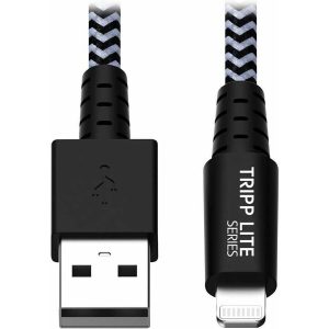 Eaton Heavy-Duty USB-A to Lightning Sync/Charge Cable, MFi Certified - M/M, USB 2.0, 6 ft. (1.83 m)