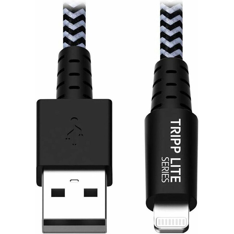 Eaton Heavy-Duty USB-A to Lightning Sync/Charge Cable, MFi Certified - M/M, USB 2.0, 6 ft. (1.83 m)