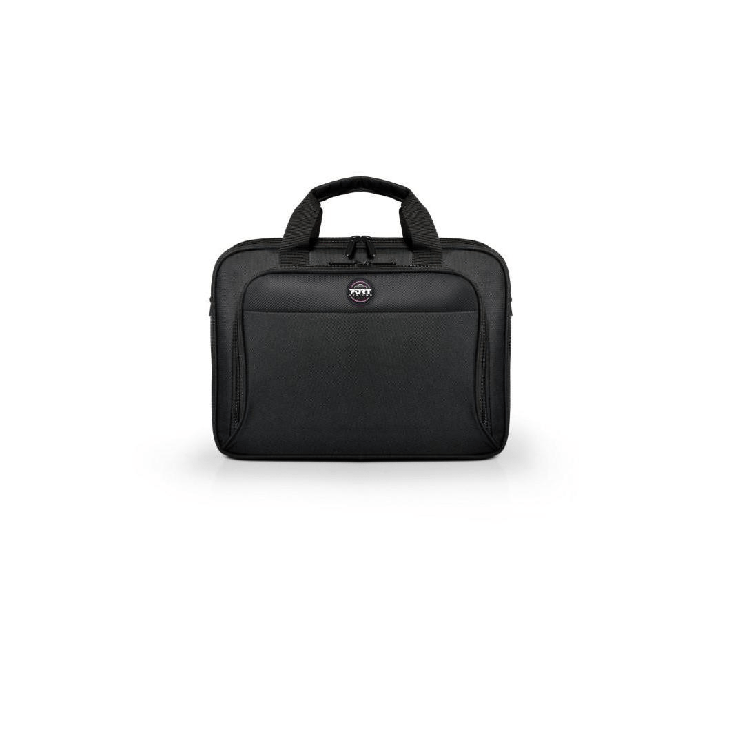 Port Hanoi II Laptop Bag - 17.3 Inches, Reinforced Compartment For Shock Computer, Large Front Pocket With Accessories Organizer, Compact And Lightweight Design, Adjustable And Rem