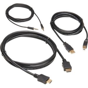 Eaton HDMI KVM Cable Kit - 4K HDMI, USB 2.0, 3.5 mm Audio (M/M), Black, 6 ft. (1.83 m)