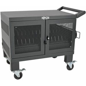 Eaton Mobile Cart Conversion Kit with Handle, Casters and Power Cord Manager for 16-Device AC and USB Charging Stations