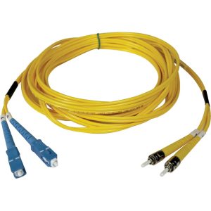 Eaton Duplex Singlemode 9/125 Fiber Patch Cable (SC/ST), 1M (3 ft.)