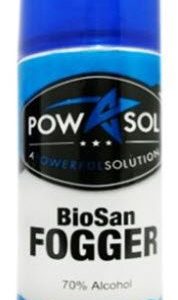 Powasol Biosan Fogger Disinfect 150ml- Contains 70% Isopropyl Alcohol Combined With A Mixture Of A Perfume Scent Efficient Aerosol Sanitiser Suitable For Small Areas Such As Rooms