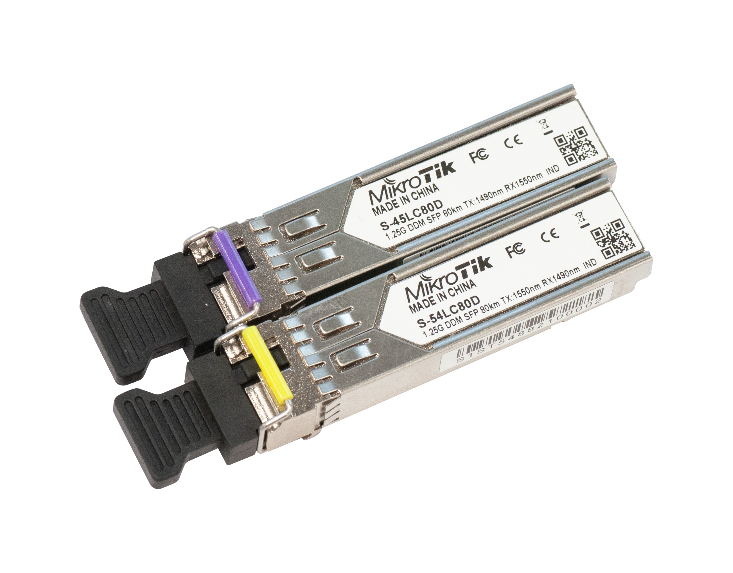 Single mode, 1.25G, 80KM, LC, UPC, DDMI, Tx:1490nm Rx:1550nm / Tx:1550nm Rx:1490nm