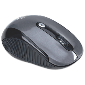 Manhattan Performance Wireless USB Optical Mouse-2.4 GHz RF technology offers wireless freedom with effective range up to 10 m, Retail Box, Limited Lifetime Warranty