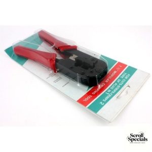 NetiX 3 In 1 Crimping Tool (18-0003)- for cuts; strips; crimps 8P8C/RJ-45, 6P6C/RJ-12, 6P4C/RJ-11, Retail Box, 1 Year waranty