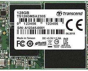 TRANSCEND 128GB MSA230S MSATA SSD - 3D NAND
