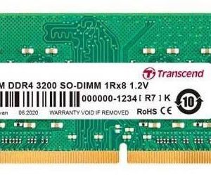 TRANSCEND JET MEMORY 32GB DDR4-3200 NOTEBOOK SO-DIMM 2RX8 CL22