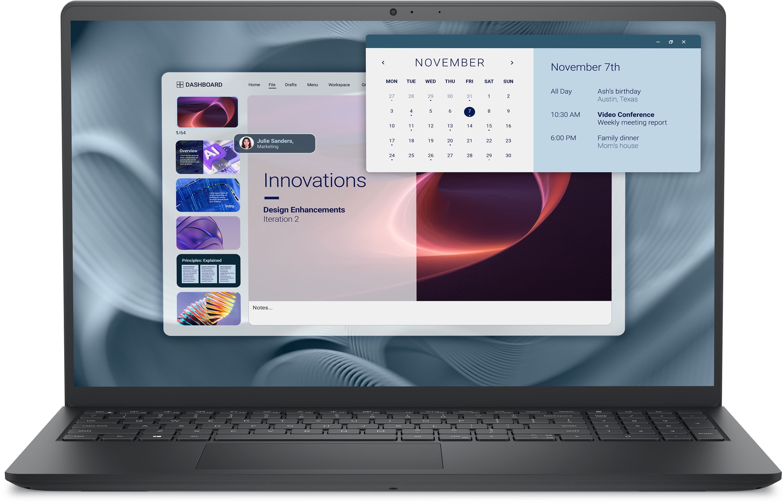 Dell Pro 15 Essential PV15250 Intel Core I7 Professional Laptop