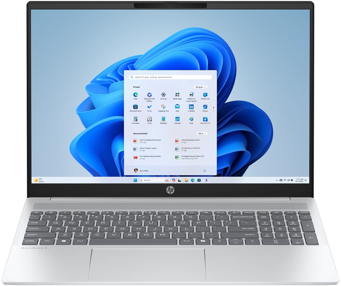 HP OmniBook 5 16″ — Core Ultra 5 225U — 16GB — 512GB — Windows 11 Home