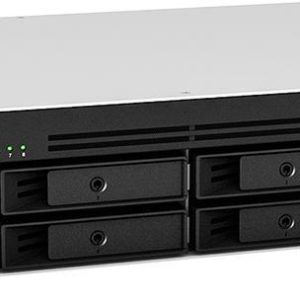 RackStation 8-bay (up to 12-bay); AMD Ryzen V1500B 2.4Ghz; 4GB RAM (Up to 32GB); 4 x GbE LAN; 2x USB3.2; 1x eSATA;