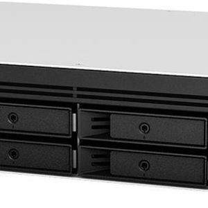 RackStation 8-bay (up to 12-bay); AMD Ryzen V1500B 2.4Ghz; 4GB RAM (Up to 32GB); 4 x GbE LAN; 2x USB3.2; 1x eSATA;