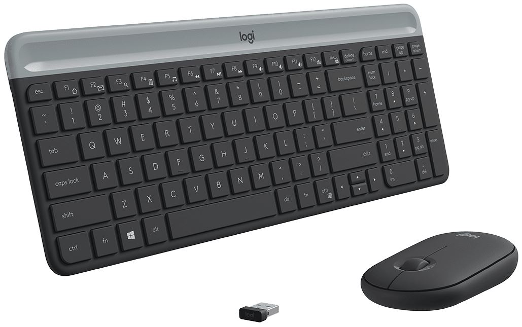 Logitech Wireless Keyboard and Mouse Combo MK470 (GRAPHITE) 2-Year Limited Hardware warranty