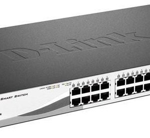 D-Link 28-Port Gigabit Smart Managed Switch; 24 port 10/100/1000Base-T ports + 4 SFP ports
