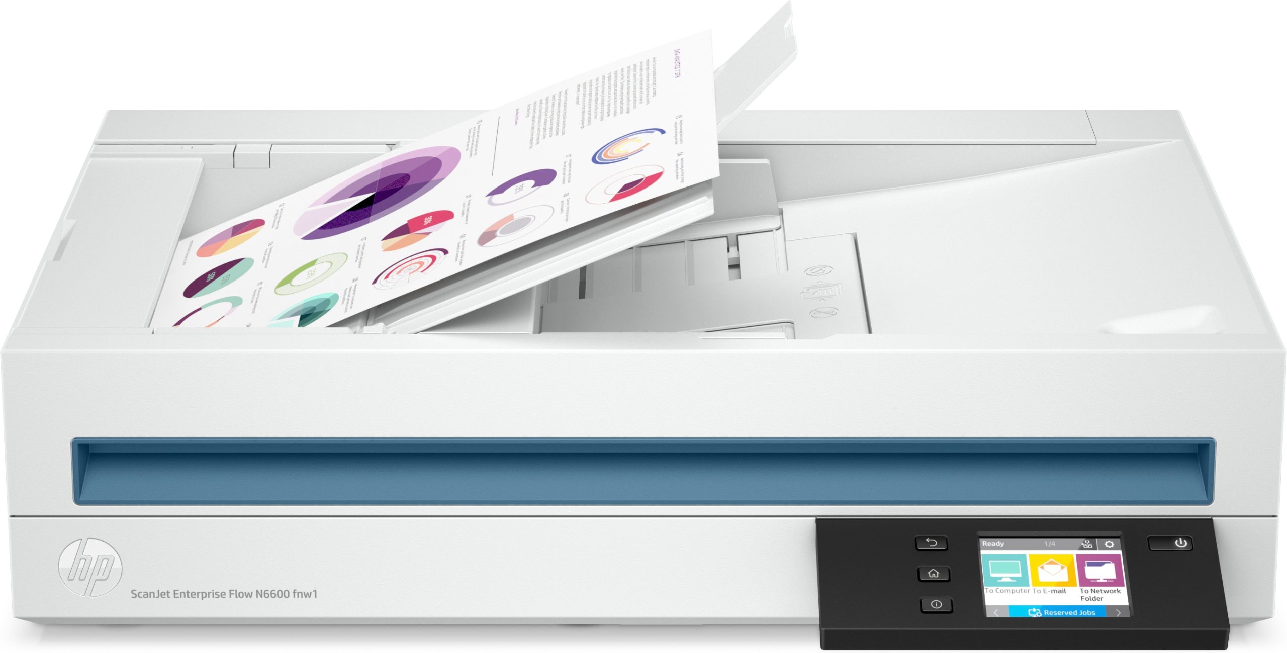 HP Print CPO HP SCANJET ENTERPRISE FLOW N6600 FNW1 CPO - BOX OPENED/BOX DAMAGED