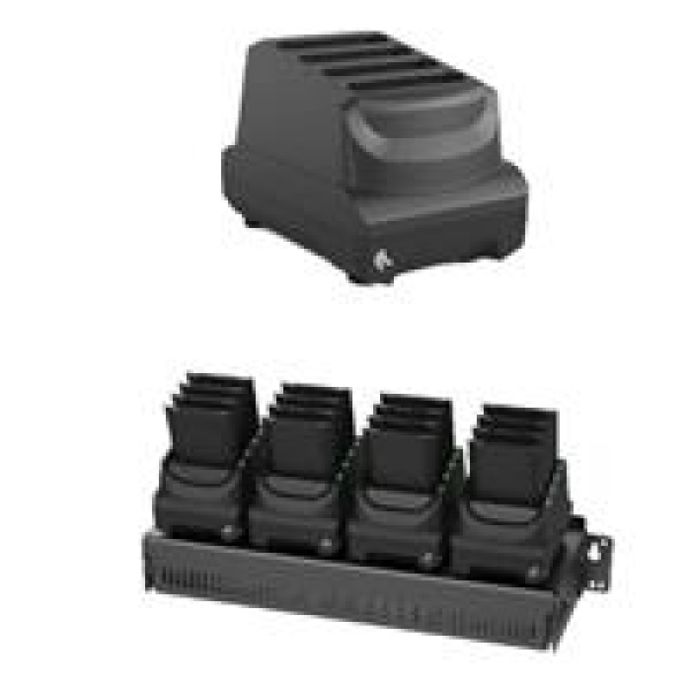 Zebra KIT: Four-slot spare battery charger for FR55; TC53 / TC58; TC53e / TC58e / TC53e-RFID; TC73 / TC78 spare batteries. Inclu