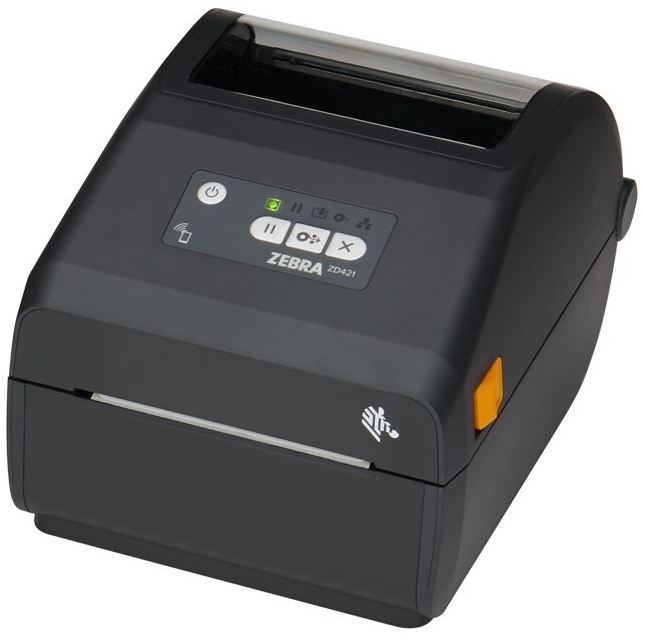 Zebra Thermal Transfer Printer (74/300M) ZD421; 203 dpi; USB; USB Host; Modular Connectivity Slot; BTLE5; EZPL