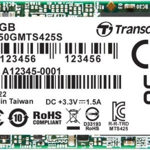 TRANSCEND 1 TB MTS425S M.2 SATA 3 2242 SSD 3D NAND - CACHELESS