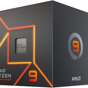 AMD Ryzen 9 7900 5nm SKT AM5 CPU; 12 Core/24 Thread; Base Clock 3.7GHz;64 MB Cache; Radeon Graphics; Wraith prism cooler