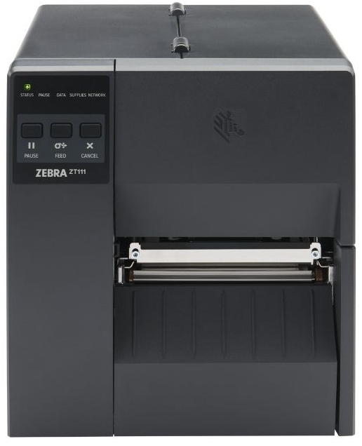 Zebra TT Printer ZT111; 4''; 203 dpi; Thermal Transfer; Tear; EU/UK Cords; USB; Serial; Ethernet; BTLE; USB Host; EZPL