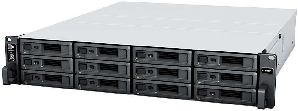 RackStation 12-bay AMD Ryzen V1780B 4C 8GB RAM (2 dimm slots)