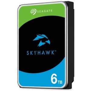 Seagate Skyhawk ST6000VX009 6TB 3.5'' HDD Surveillance Drives; SATA 6GB/s Interface; 8+ Bays Supported; MTBF: 1M Hr's; Camera's